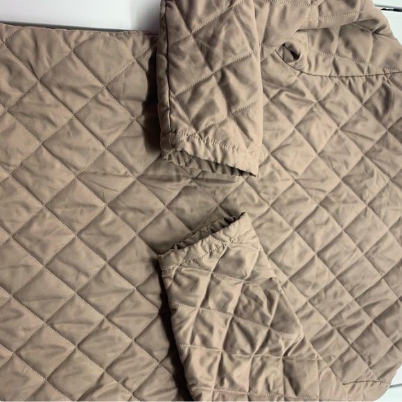 Bottega Veneta Caban Quilted Jacket EU42/US6 Beige Good Used Condition - Picture 15 of 16